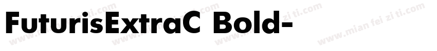 FuturisExtraC Bold字体转换